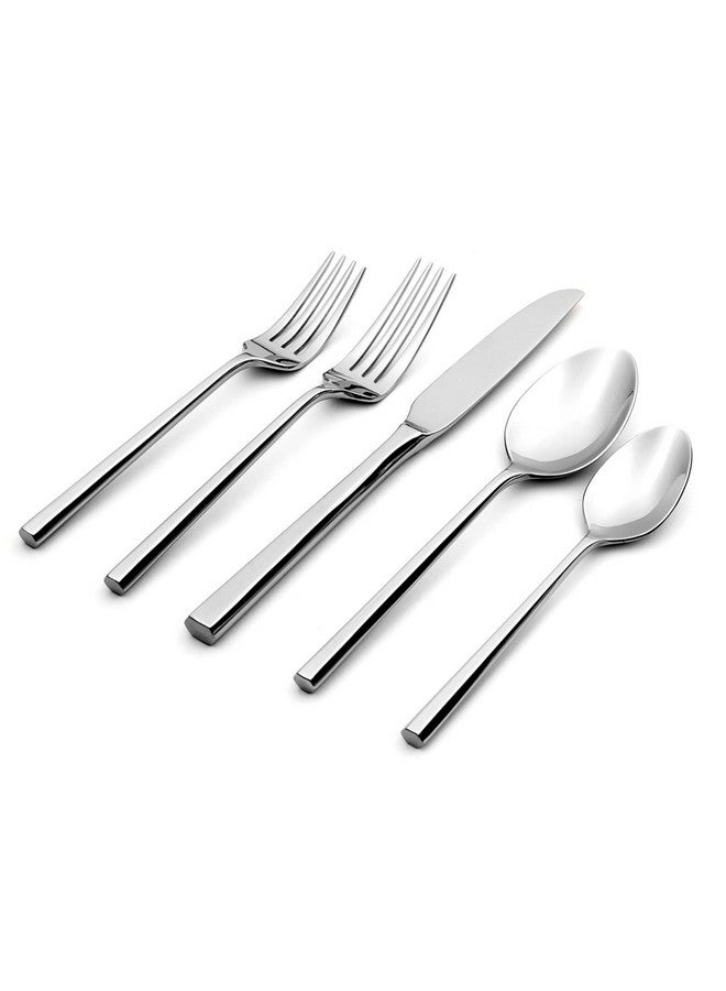 ONEIDA Oneida Diameter 20 Piece Fine Flatware Set, Service for 1 , 18/10 Stainless Steel, Silverware Set, Dishwasher Safe  - Image 3