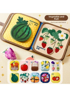 Generic Tear Tear Book Tail Cloth Book Tear Not Tear Book Quiet Book Bite Hand Tear Book Early Education Cognitive Toys-Color:Tear-off Cloth Book  - Image 1