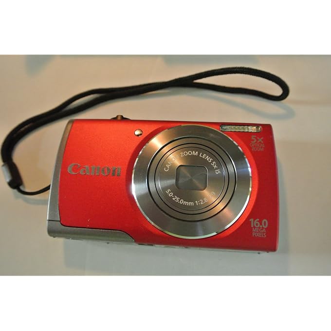 Canon PowerShot A3500 IS 16MP Digital Camera with 5x Optical Image Stabilized Zoom, 3.0-Inch LCD (Red) - Image 4