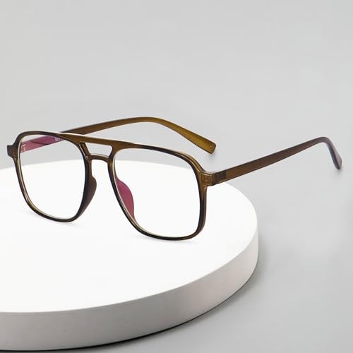 Peter Jones Green Square Unisex Large Anti Glare/UV Protected Computer/Gaming Glasses (20001GR) - Image 2
