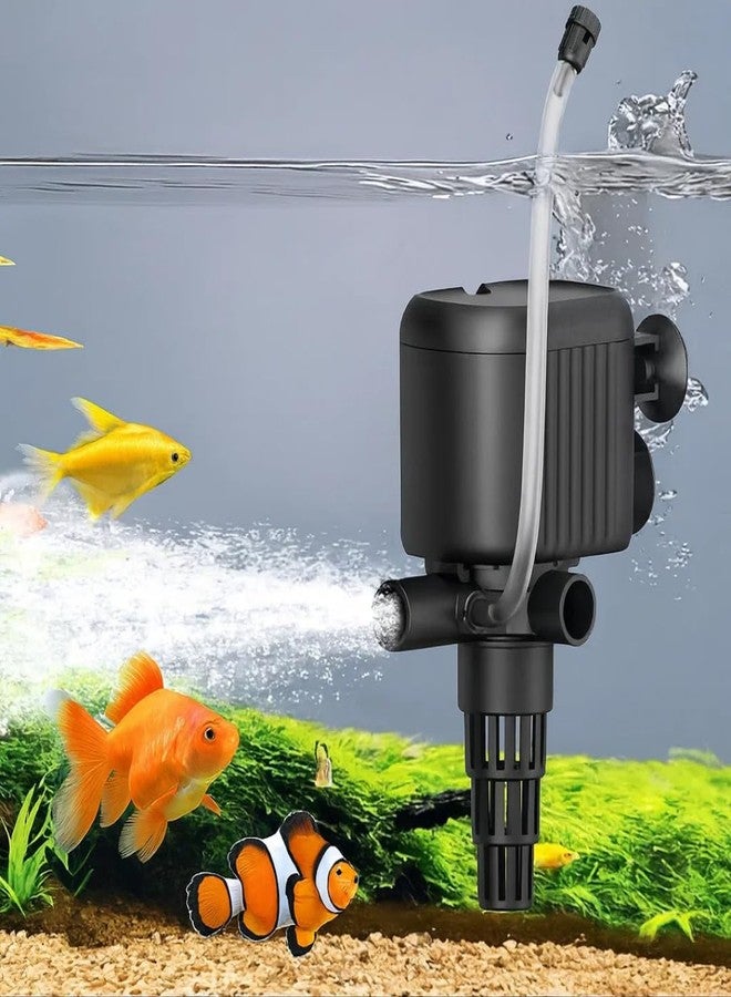 VAYINATO AWP880 Series 50% Energy Saving 3-in-1 Multifunction Submersible Pump Power Head for Aquarium Fish Tank | High Flow Water Circulation | Ideal for Top Filters (10Watts | 800L/Hr | 0.7M H) - Image 1