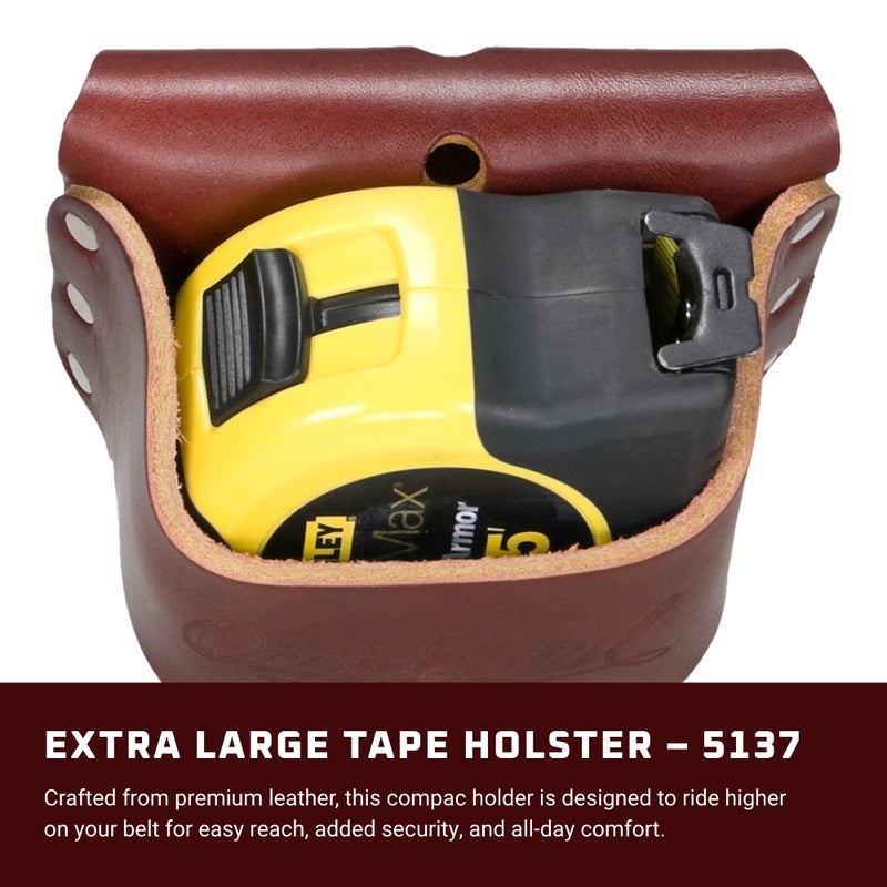 Occidental Leather Extra Large Tape Holster - Made to Fit The 35â€™ FatMax - Made in USA - Image 2