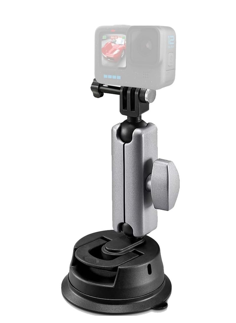 Excefore Suction Cup Mount for Phone Car Windshield Dashboard Universal Mounts and Camera Mount Car Comaptible iPhone, Gopro, Canon, Nikon, Sony and Most Cameras Or Phone  - Image 1