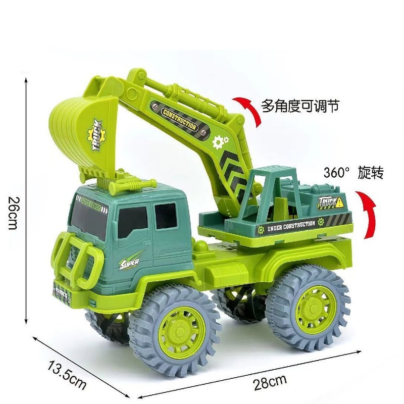 Children'S Large Simulation Engineering Car Digger Mixer Dumper Boy Beach Drop-Resistant Toy Car Stall - Image 5