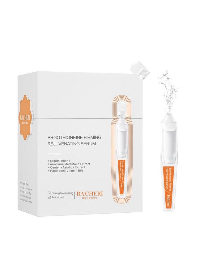 BACHERI Ergothioneine Firming Rejuvenating Ampoules Serum - Hydrating and Repairing Formula with Pro-Xylane, Centella Asiatica Extract, and Vitamin B5 for Various Skin Types, 15 Pcs/Box - Image 1