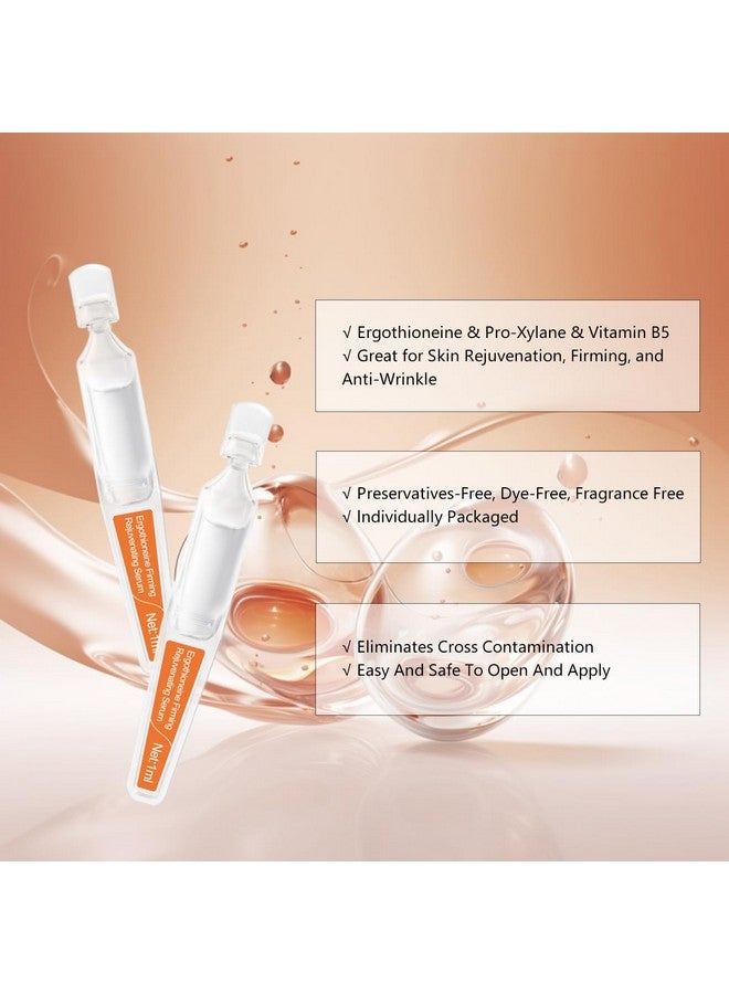 BACHERI Ergothioneine Firming Rejuvenating Ampoules Serum - Hydrating and Repairing Formula with Pro-Xylane, Centella Asiatica Extract, and Vitamin B5 for Various Skin Types, 15 Pcs/Box - Image 2