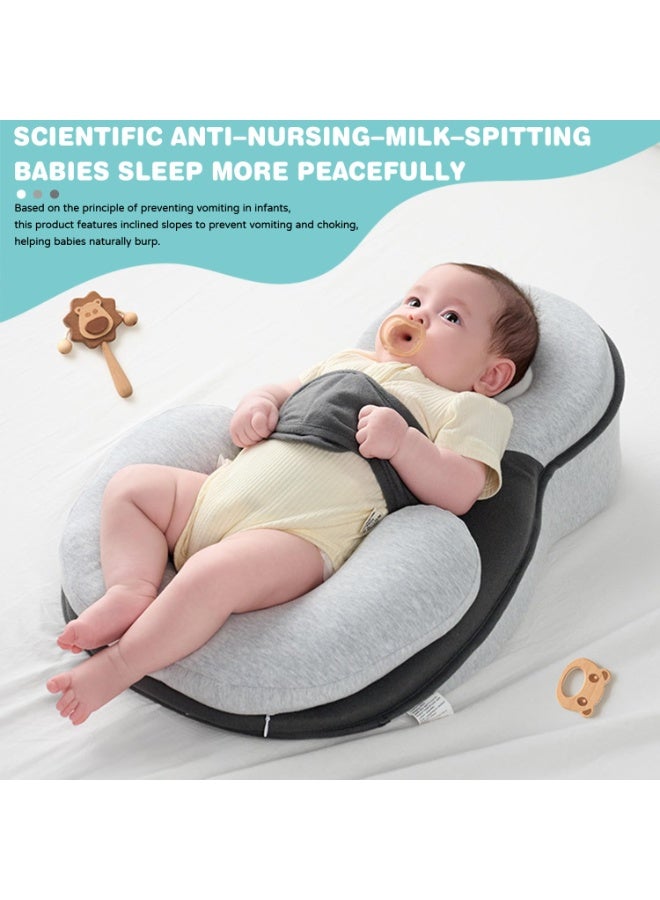 DMG TECH Baby Lounger Pillow for Infant Support Cushion Reflux Breastfeeding Pillow, Bottle Feeding, Tummy Time - Image 2