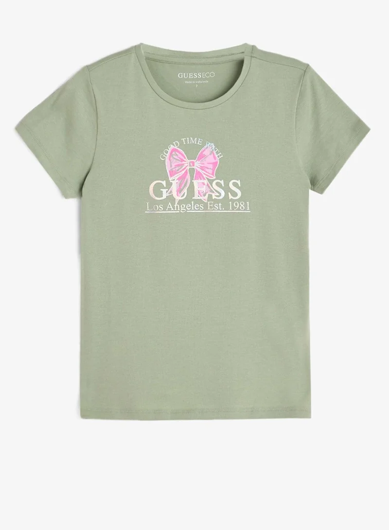 GUESS Youth Graphic Crew Neck T-Shirt