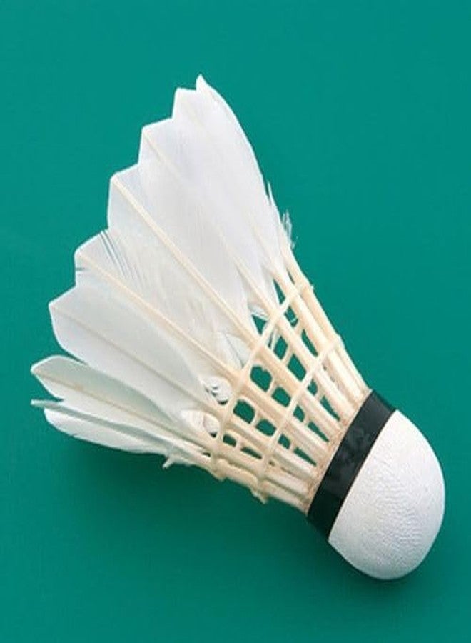 YOOKO® (Pack of 2) Products Badminton Feather Shuttlecock Bounded Evenly by Nylon Thread (Speed 76, Medium) All Ages and Players - Image 5
