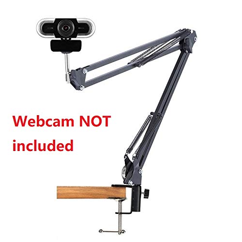 AceTaken Desk Clamp Mount Suspension Boom Scissor Arm Tripod Stand Holder Compatible with Logitech C920 C925e C922 C930 StreamCam C615; Brio 4K,MX brio 4K, Brio 500 webcams - Image 2