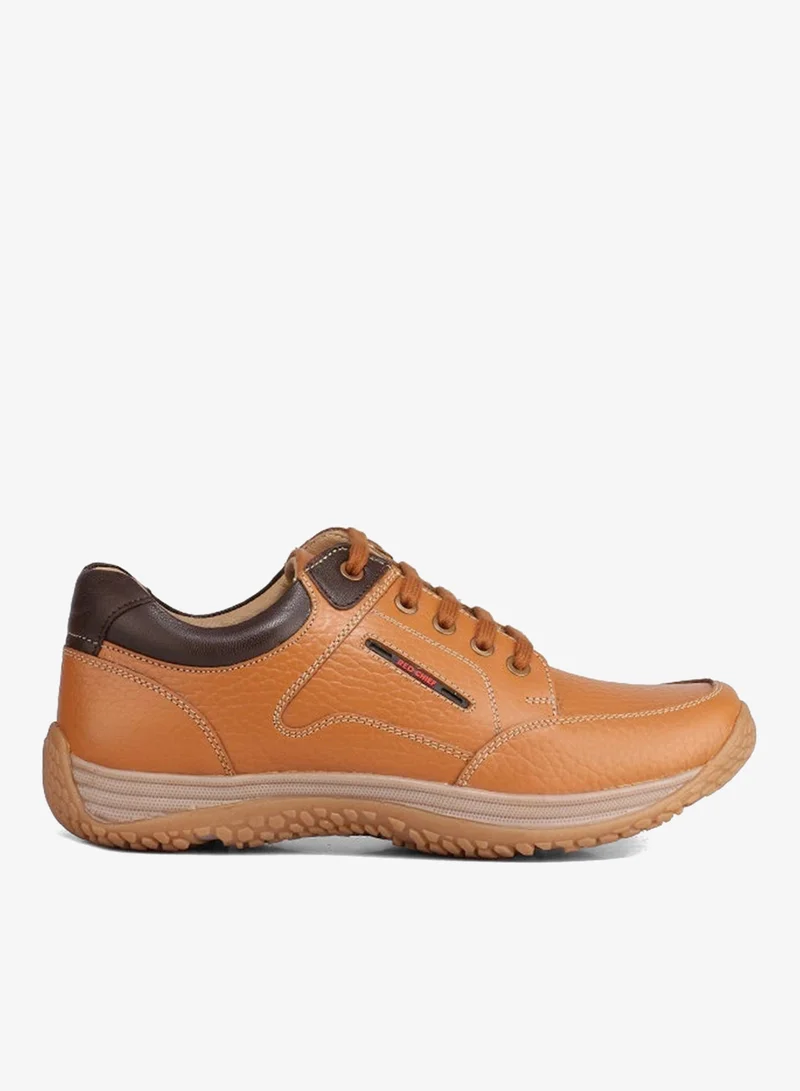 Red Chief Tan Leather Casual Sneaker Shoe | RC3520 107