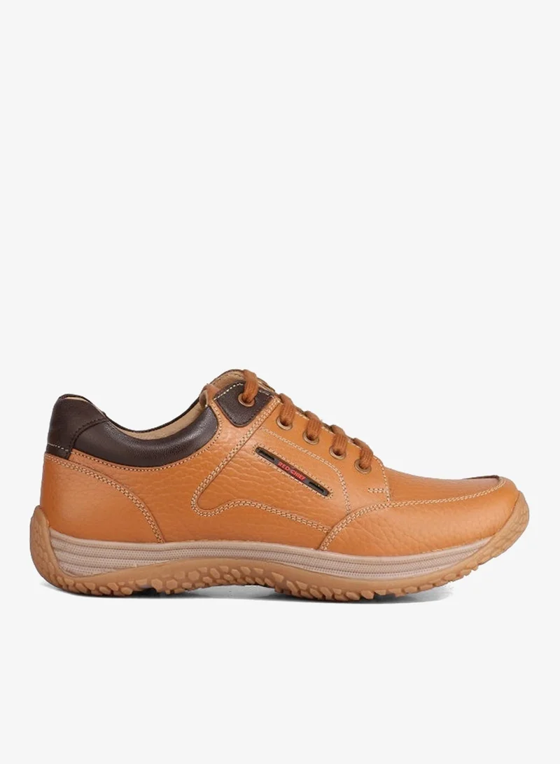 Red Chief Tan Leather Casual Sneaker Shoe | RC3520 107