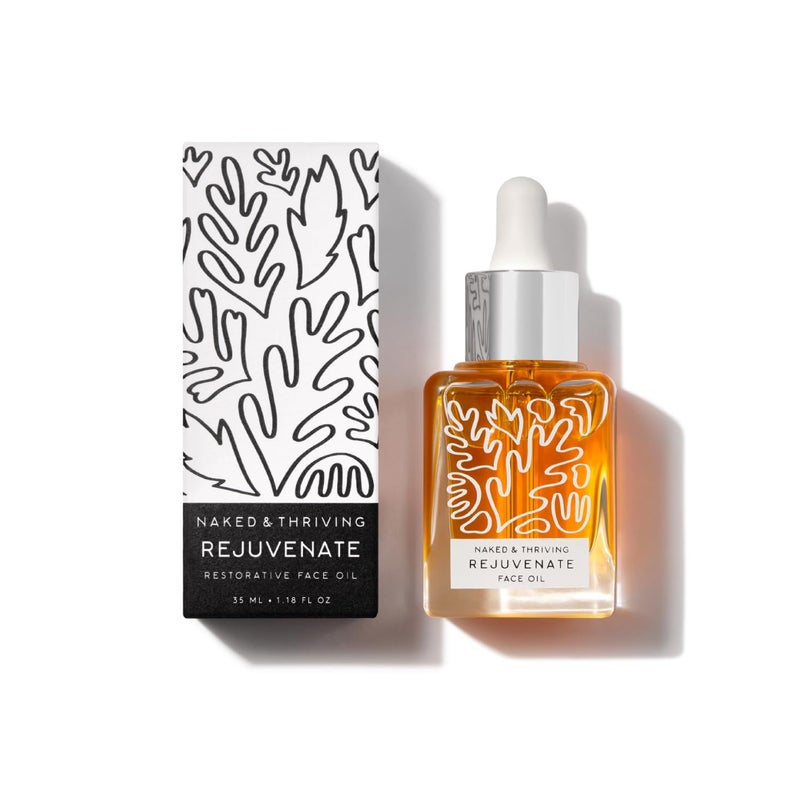 Naked + Thriving Naked & Thriving Rejuvenate Restorative Face Oil | Organic, Vegan, & Naturally-Derived Skin Care | Reduce the Look of Wrinkles and Moisturize Skin (1.18 oz/35 mL) - Image 1