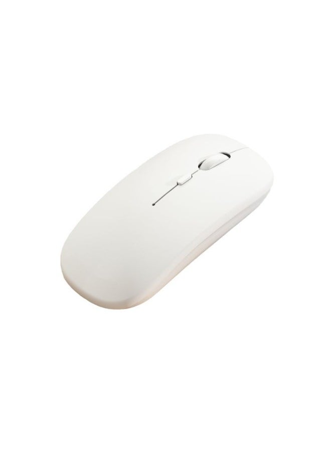 Generic - Direct Supply Applicable Mobile Phone Computer 2.4g Wireless Bluetooth Mouse Dual-mode Three-mode 5.2 Mute Silent Mouse-Color:The Following Is A Single Bluetooth Enhanced Version That Requires Self-purchased No. 5 Battery * 1 Color Box Packaging - Image 1