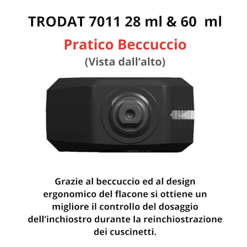 Trodat 7011 Ink, 1oz (28ml) Bottle, Red– for Trodat Stamp Pads 9051, 9052, 9053 and 9054 - Image 4