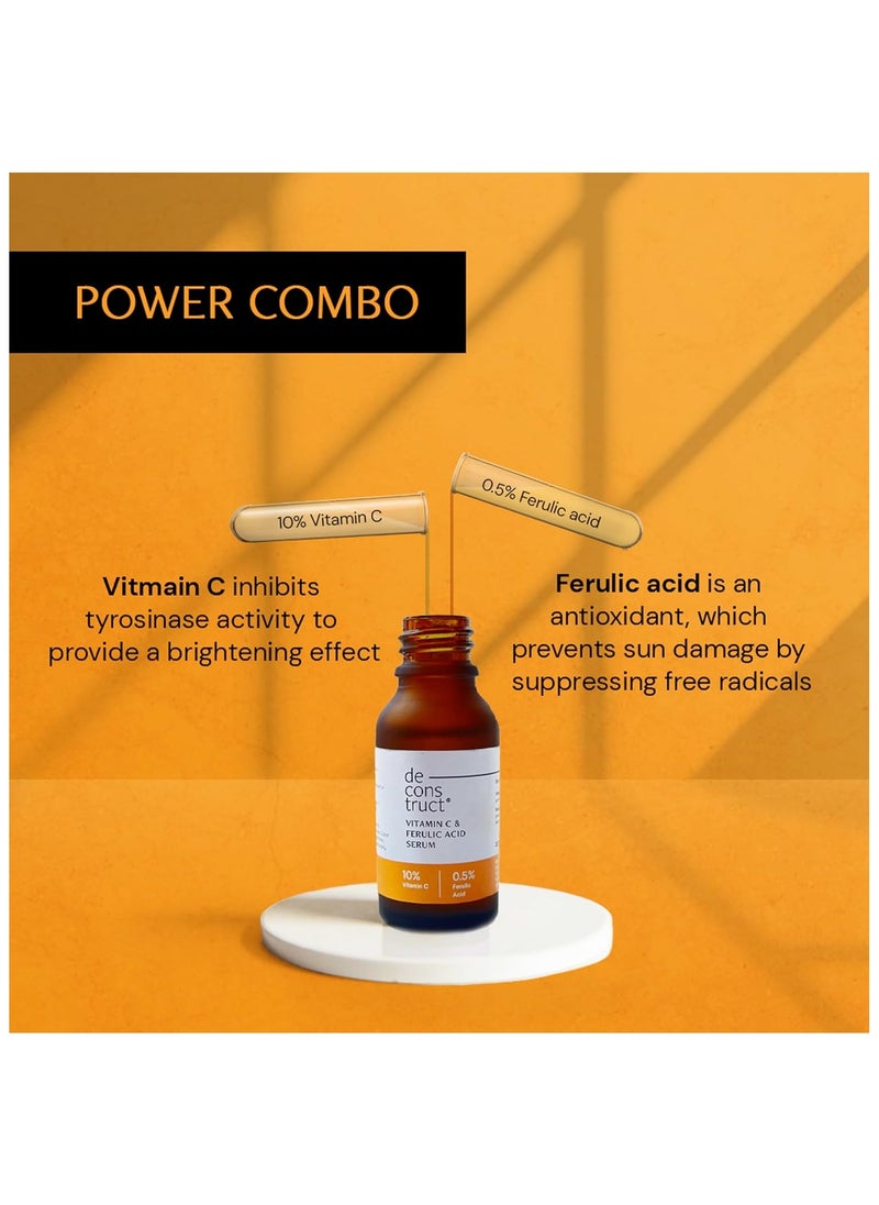 Deconstruct - 10% Non-Irritating Vitamin C Face Serum For Glowing Skin, 20ml - Image 1