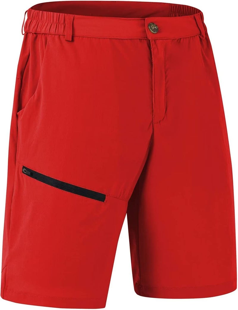 Generic Cross-border Europe and the United States summer new hot-selling mens quick-drying all-match breathable sports fashion outdoor running mountaineering shorts red