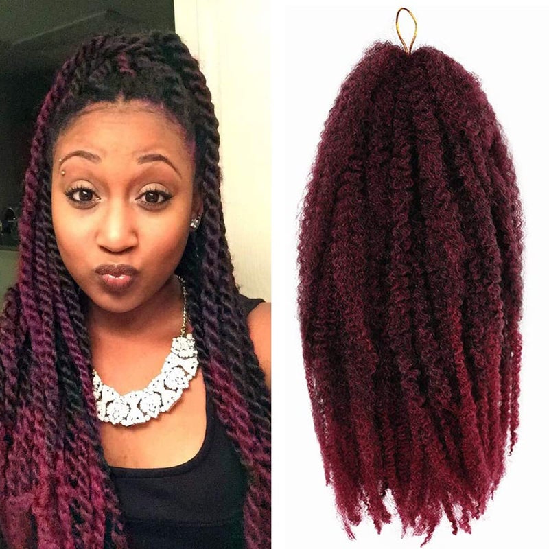 3 Pack Marley Braiding Hair Tbug Marley Twists Hair 18 Inch Long Afro Kinky Marley Hair for Women Twists Crochet HairTbug