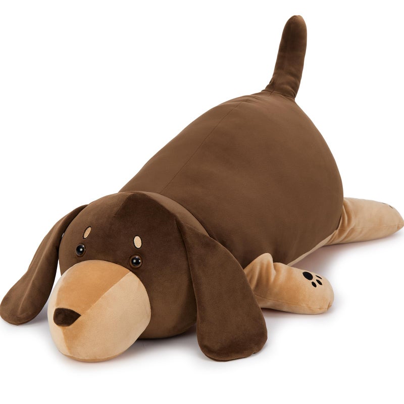 Tezituor Giant Dachshund Plush Pillow 355 Soft Weiner Dog Stuffed Animal Hugging Dog Body Pillow Plushies for Kids Adults Christmas Birthday Gifts - Image 3
