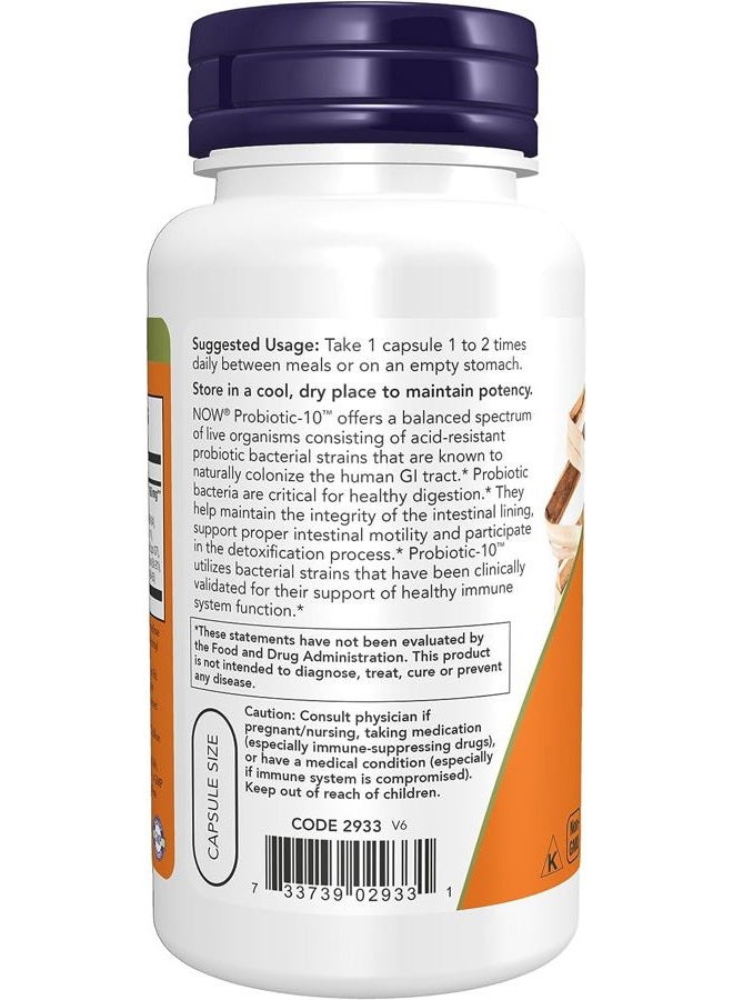 Now Foods Probiotic-10 25 Billion, 100 Count (Pack of 2) - Image 3