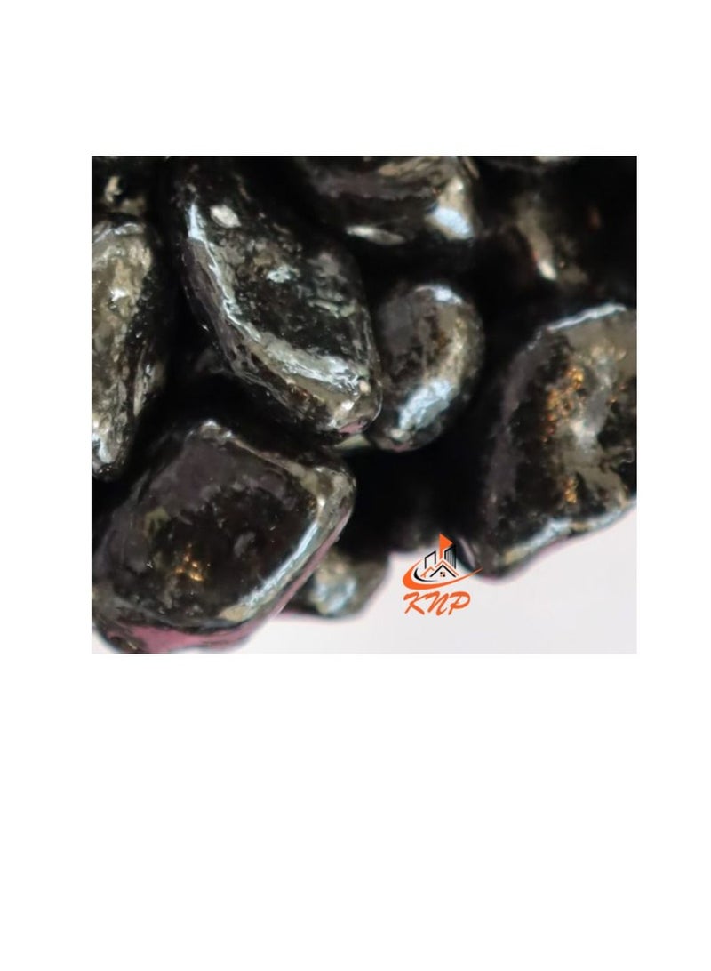 KNP Black Decorative Painted Pebbles Aquarium 10-15mm 10 kg - Image 1