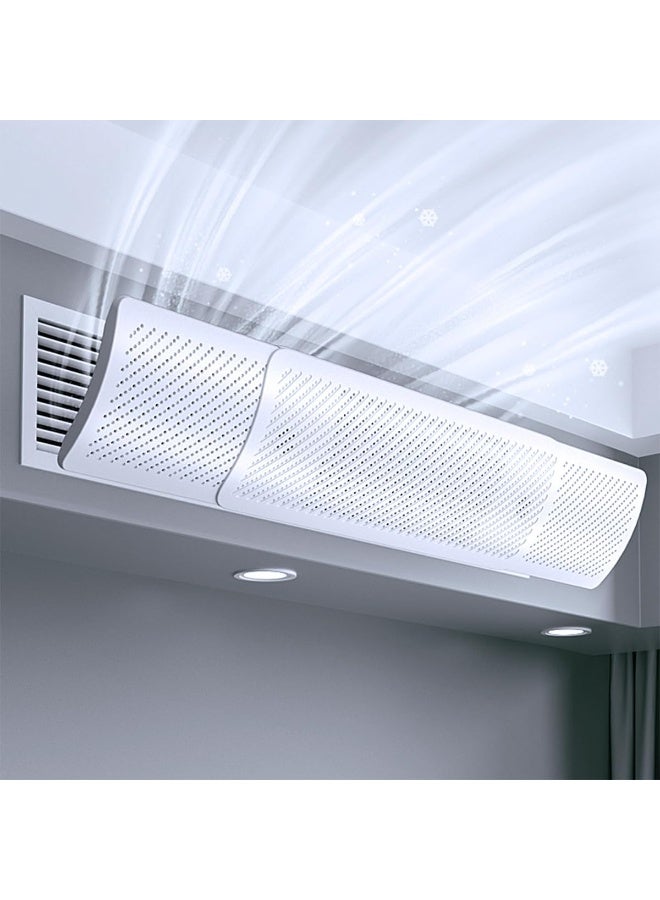 Meishida Central Air Conditioner Deflector, Adjustable AC Air Flow Deflector, Anti-direct Blowing Windshield Baffles for Home & Office, Retractable Windproof Baffle, Universal Air Conditioner (58.5-95.5cm) - Image 2