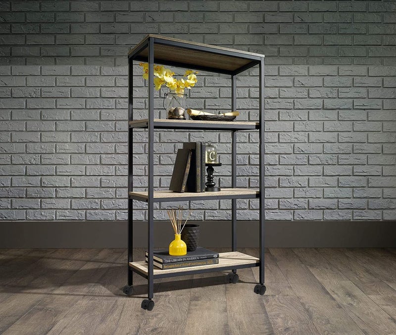 STAR WORK 4 Shelves Heavy Duty Rack with Wheels Adjustable Garage Storage Utility Rack Organization Multipurpose Shelf Warehouse Basement Kitchen Living Room 24 x 135 x 48 inches LxWxH - Image 2