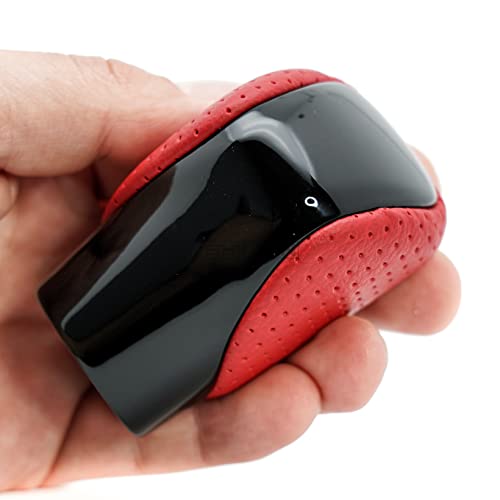 SHIFTIN Gear Shift Knob Shifter for Lexus ES GS GX is NX RC RX 200t 300 350 3450h 450hL 350L (Circuit Red Leather/Piano Black) - Image 5