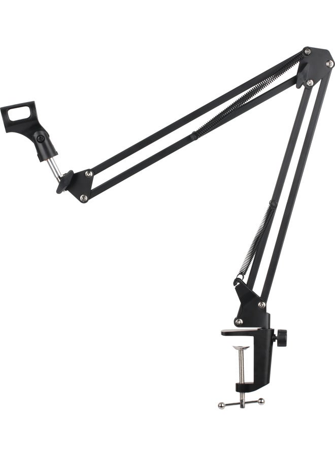 حامل قوس حامل ميكروفون مكتبي عالمي متعدد الاستخدامات، مع غطاء عازل للصوت وإطار امتصاص الصدمات، مجموعة كاملة - Image 1