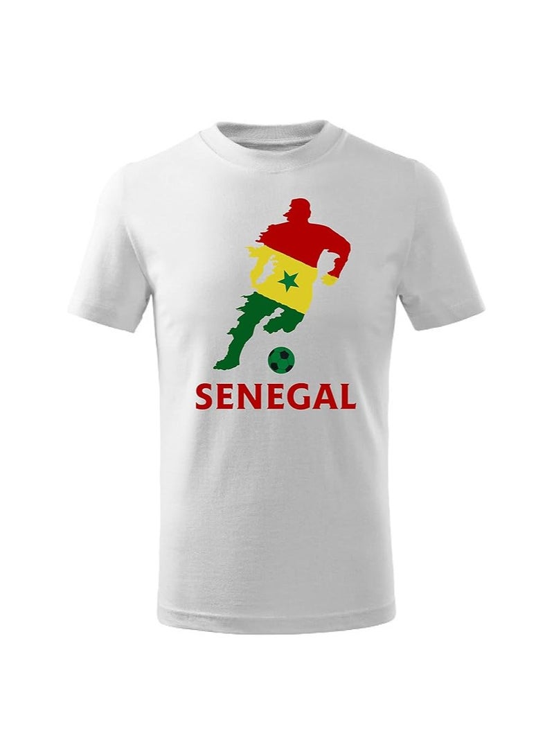 Senegal Football Printed T-Shirts Supporting The Football Jersey T-Shirts For Men|Women|Kids To Win The Cup - Image 1