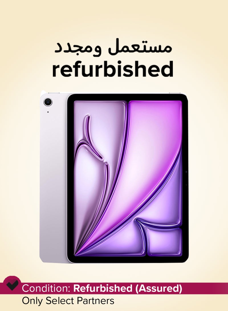 Apple Refurbished - iPad Air 2024 (6th Gen) M2 11-inch 128GB Purple 5G - International Version - Image 1