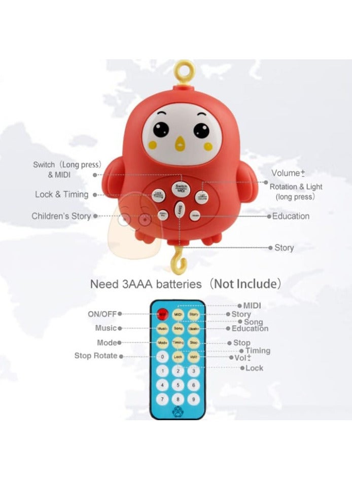 Baby crib mobile toy with a bell to decorate the crib and create a fun atmosphere. - Image 5
