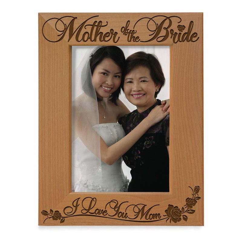 KATE POSH Mother of The Bride Picture Frame 4x6 Vertical