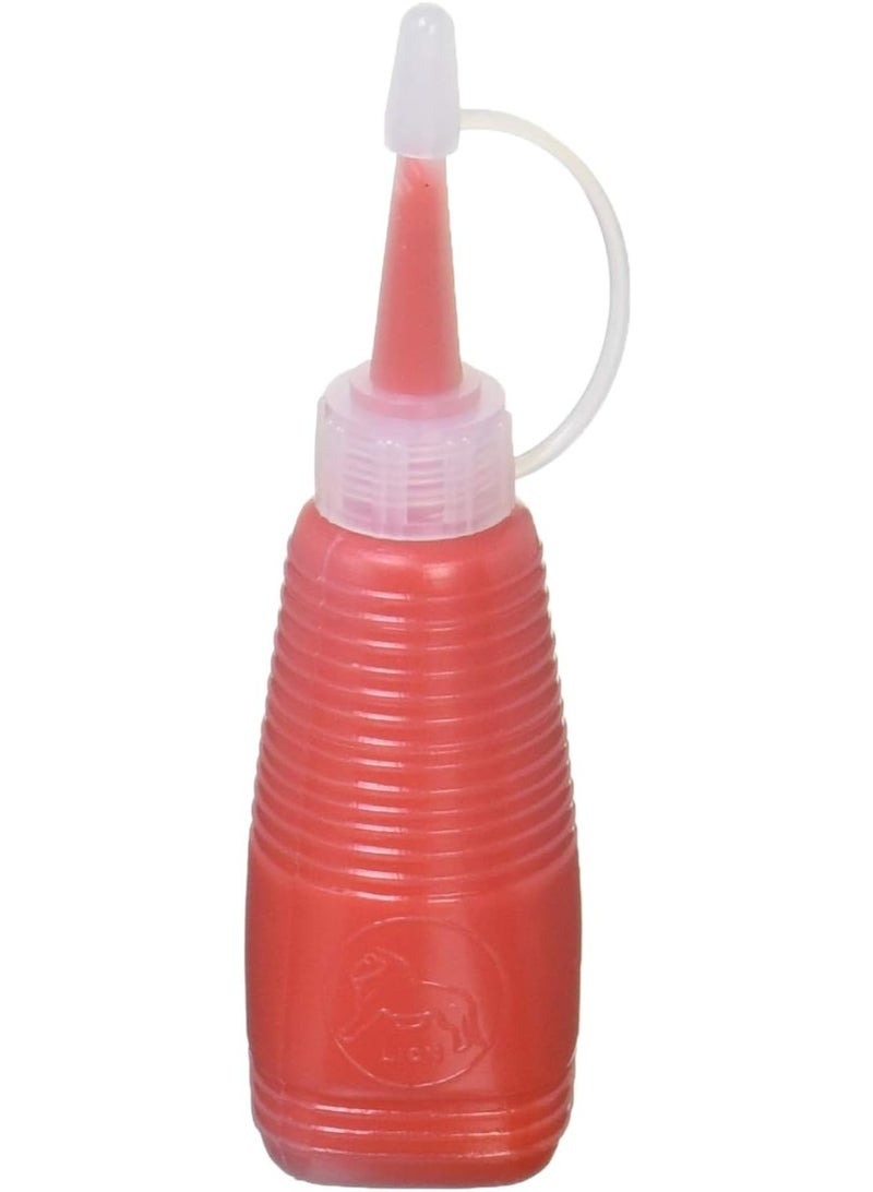 Lion Automatic Numbering Machine Ink, Red, 1 Ink Bottle (LMN-1-RD)