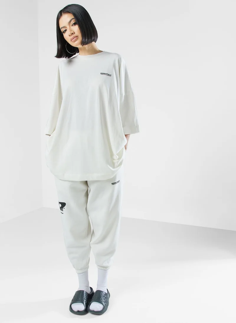 The Giving Movement Oversized Space Printed Joggers