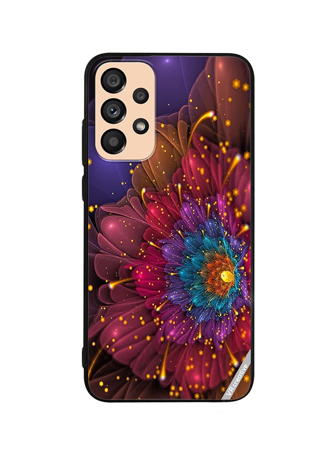 VR CREATIVE Protective Case Cover For Samsung Galaxy A72 Flower Design Multicolour - Image 1