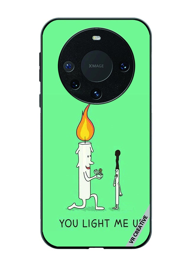 VR CREATIVE Protective Case Cover For Huawei Mate 60 Pro Plus You Light Me Up Design Multicolour - Image 1