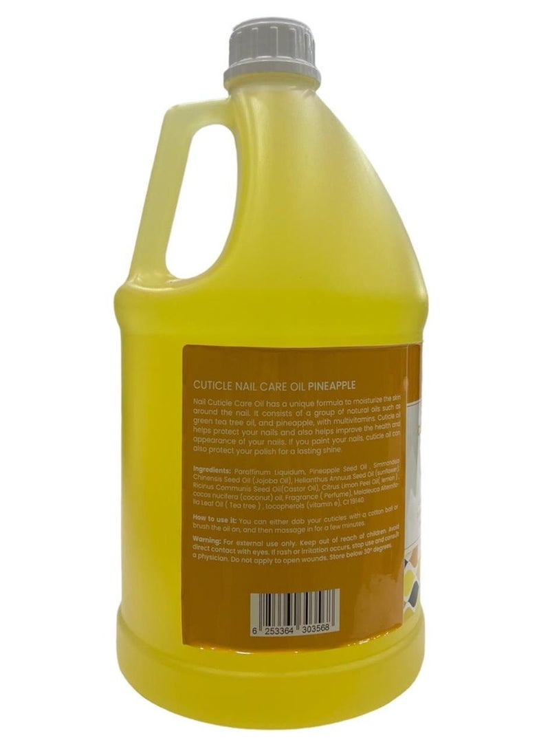 جلوبال ستار زيت العناية بالأظافر والبشرة من جلوبال ستار – ترطيب وتغذية – بنكهة الأناناس – 3.8 لتر - Image 2