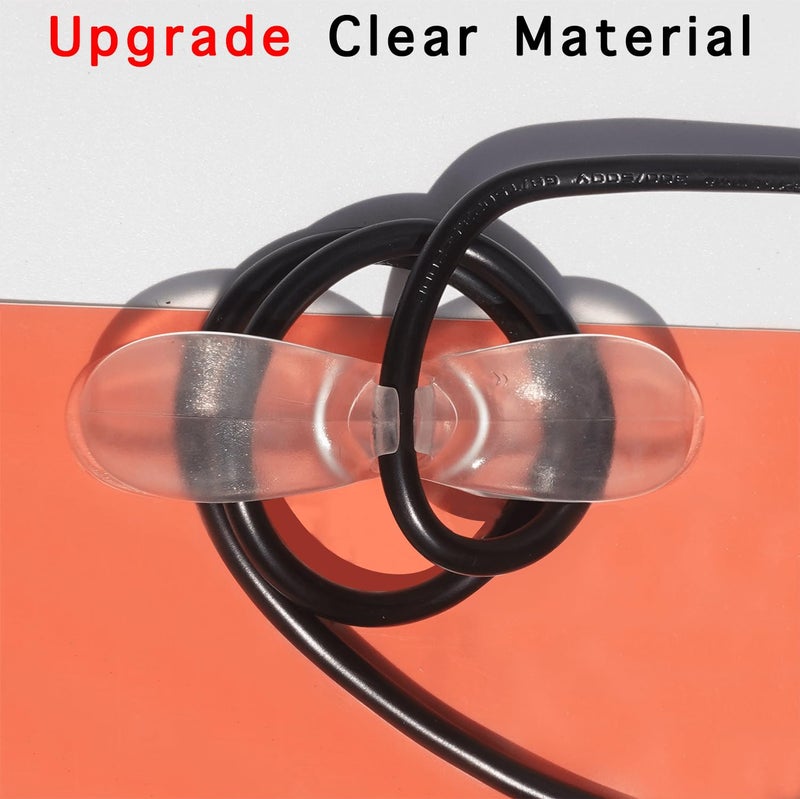 AFunCrafter Cord Organizer for Kitchen Appliances - Clear Cable Wrapper Holder Winder Keeper Wrap, Stick On Mixer - Image 5