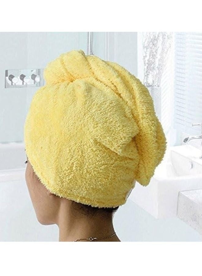 Microfiber Hair Drying Towelette (3-Pack): Men's Fast Drying (Super Absorbent) Head Cover with Elastic Loop - Lightweight and Easy to Use for Home and Spa - Attractive Colors and High-Quality Material. - Image 2