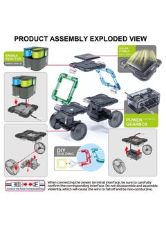 KASTWAVE Solar Car Kits STEM Projects for Kids, 16 in 1 Creativity Toys Education Learning Building Toys for 8-14 Year Old Teen Boys Girls, 90 Pcs  - Image 4