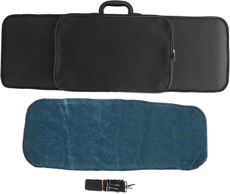 HEEPDD Violin Case with Multiple Pockets, Oxford Cloth, Lightweight Foam Protection, Versatile Design for 1/2 Size Violins for Traveling Musicians Violin Case with Multiple Pockets, - Image 5