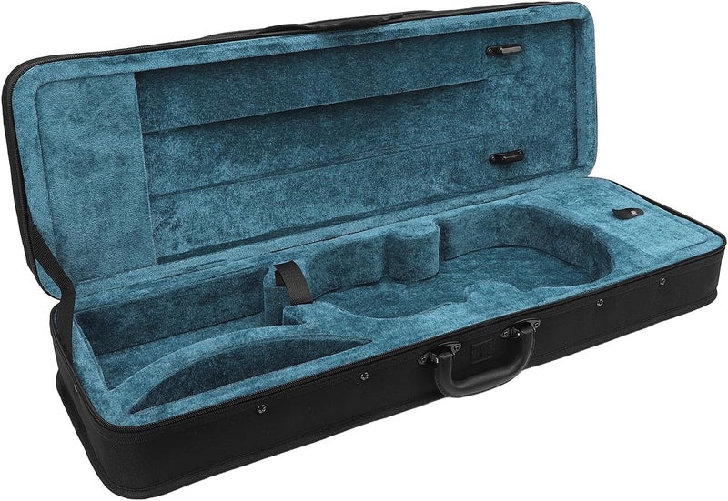 HEEPDD Violin Case with Multiple Pockets, Oxford Cloth, Lightweight Foam Protection, Versatile Design for 1/2 Size Violins for Traveling Musicians Violin Case with Multiple Pockets, - Image 4