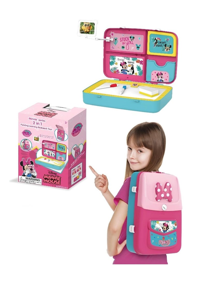 Disney Minnie Mouse Painting Set & Backpack 2 in1 - EODS628-112-2 