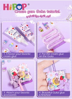 HIPOP 400pcs DIY Handicraft Sets for Kids,Puzzle DIY Games,Delivery of Beautiful Gift Boxes,Brackets and Storage Buckets,Children's Handmade Gifts  - Image 4