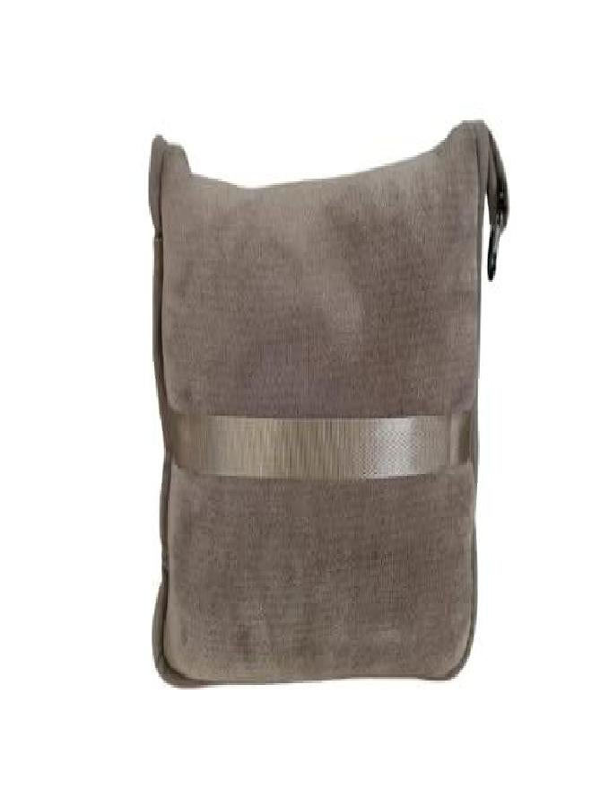BlueHills BlueHills Premium Soft Travel Blanket Pillow Airplane Flight Blanket Throw in Soft Bag Pillow case with Luggage Belt & Backpack Clip Compact Pack Large Blanket Taupe T023 - Image 3