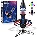 Eieymct Rocket Launcher for Kids SelfLaunching 200 ft Motorized Outdoor Electric Play Toy High Flying Air Rocket with Launch Set Birthday Toys Gifts for Boys 812 Star Pattern - Image 2