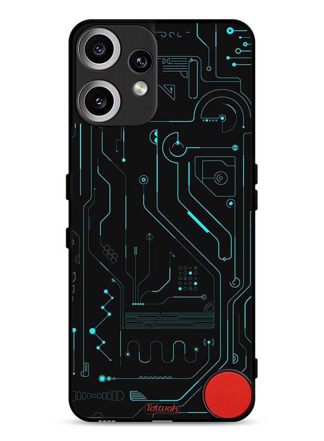Tolwak Nothing CMF Phone 2 Pro Protective Case Cover Digital Art Circuits Minimalism Multiple Display - Image 1