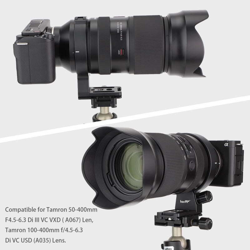 Haoge LMR-TL540 Lens Collar for Tamron 50-400mm A067,100-400mm f/4.5-6.3 Di VC USD A035 Lens Built-in Arca Type Quick Release Plate Replace Tamron A035TM - Image 5