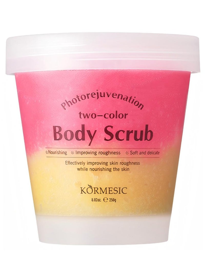 Kormesic فرك الجسم البرتقالي الحلو ثنائي اللون-تقشير لطيف والتغذية - Image 1